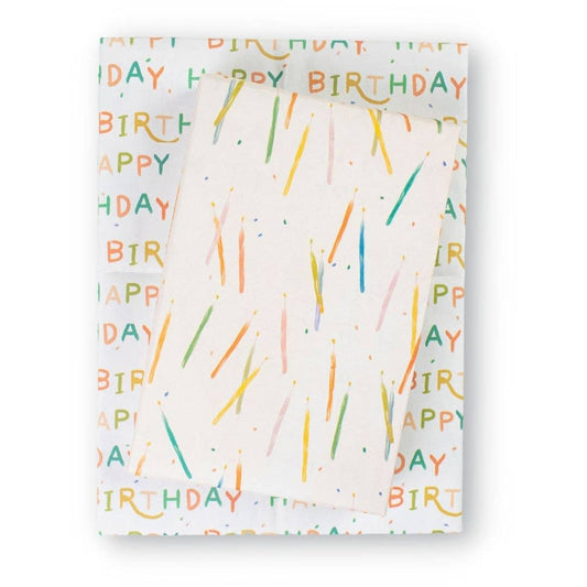 Happy Birthday • Double-Sided Eco Wrapping Paper