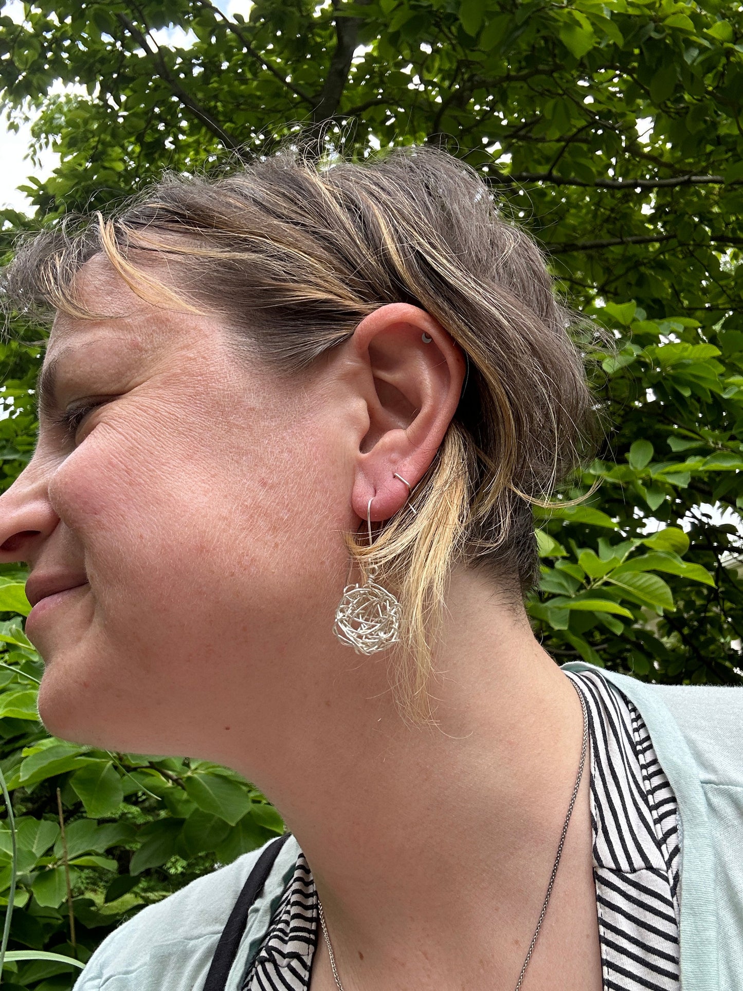 Nest earrings