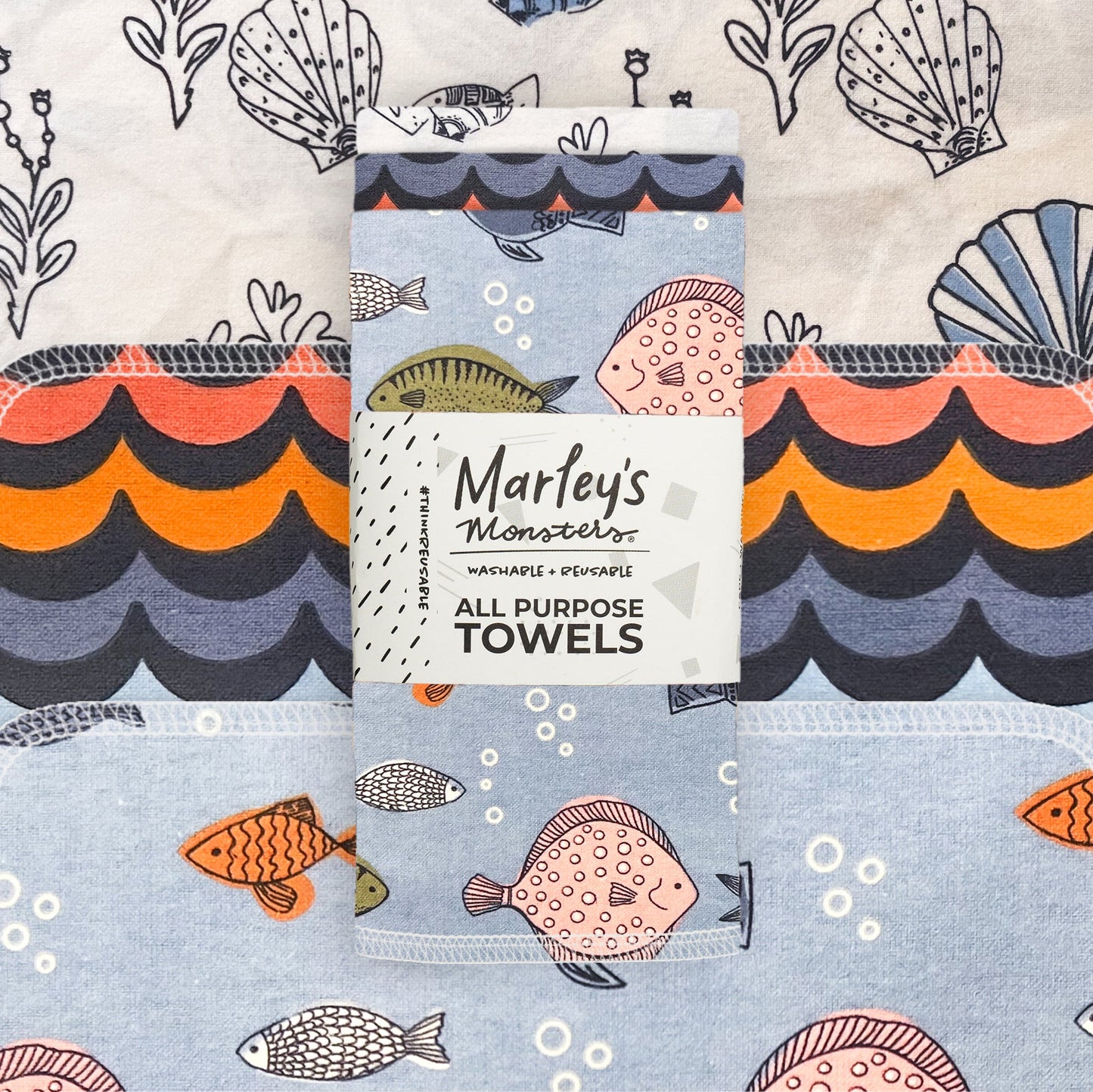 All-Purpose Towels: Mixed Prints 3 Count Pack