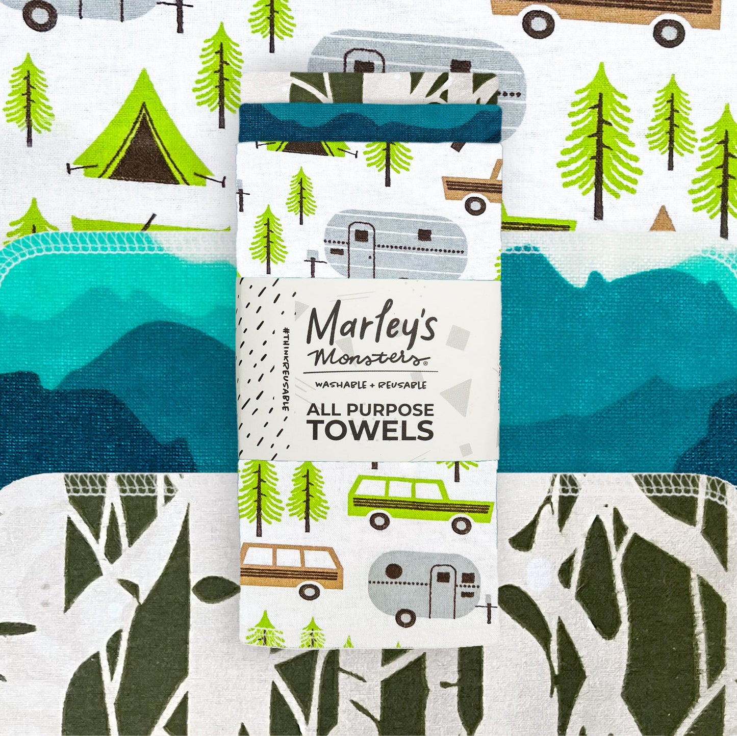 All-Purpose Towels: Mixed Prints 3 Count Pack
