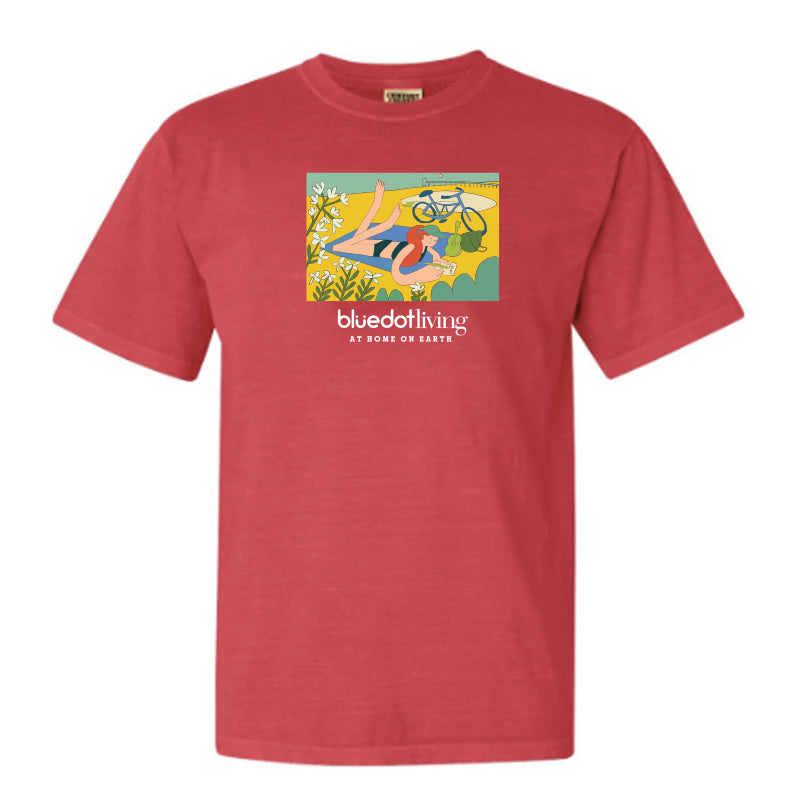 'Beach Day' Comfort Colors Garment Dyed Heavyweight T-Shirt