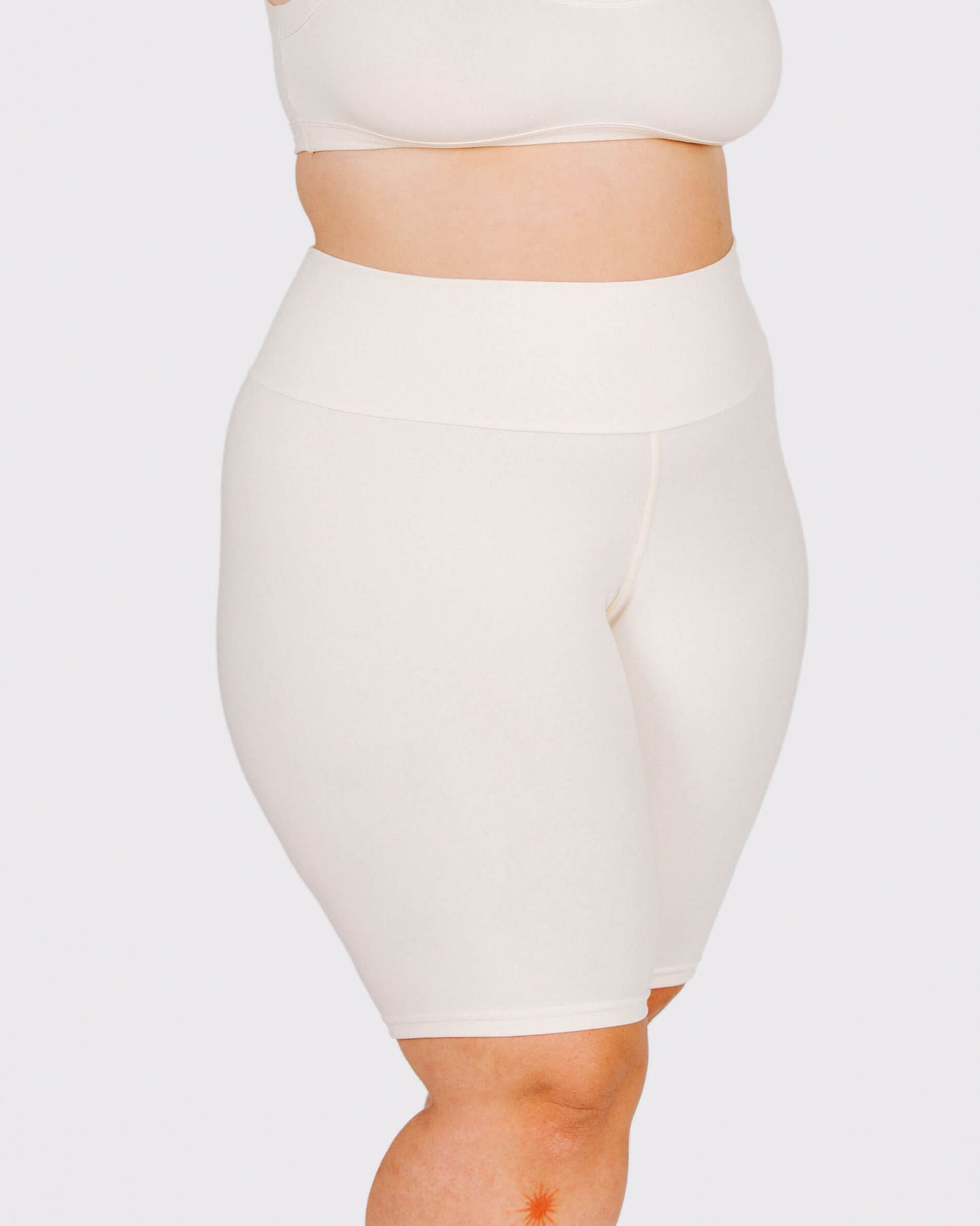 High Rise Bike Shorts Chestnut