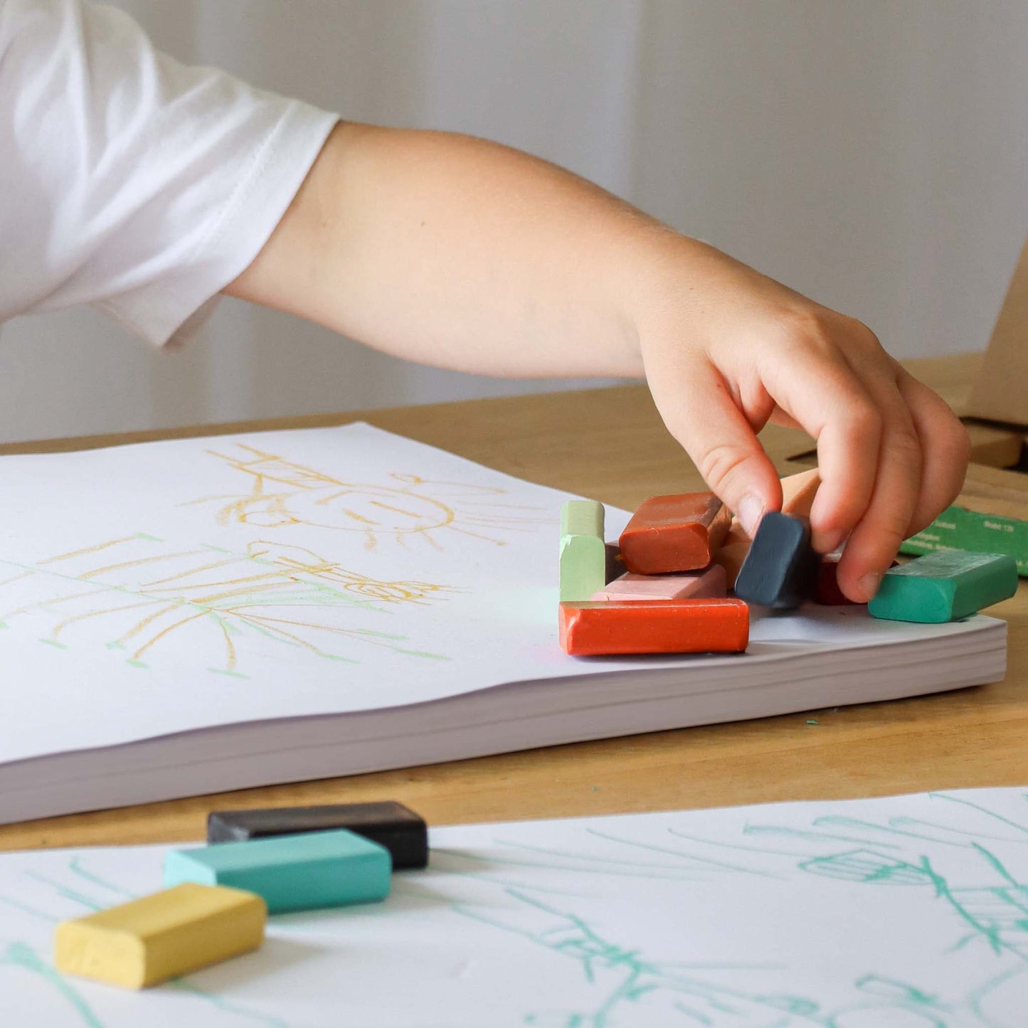 Honeysticks Beeswax Crayons Blocks 12pk