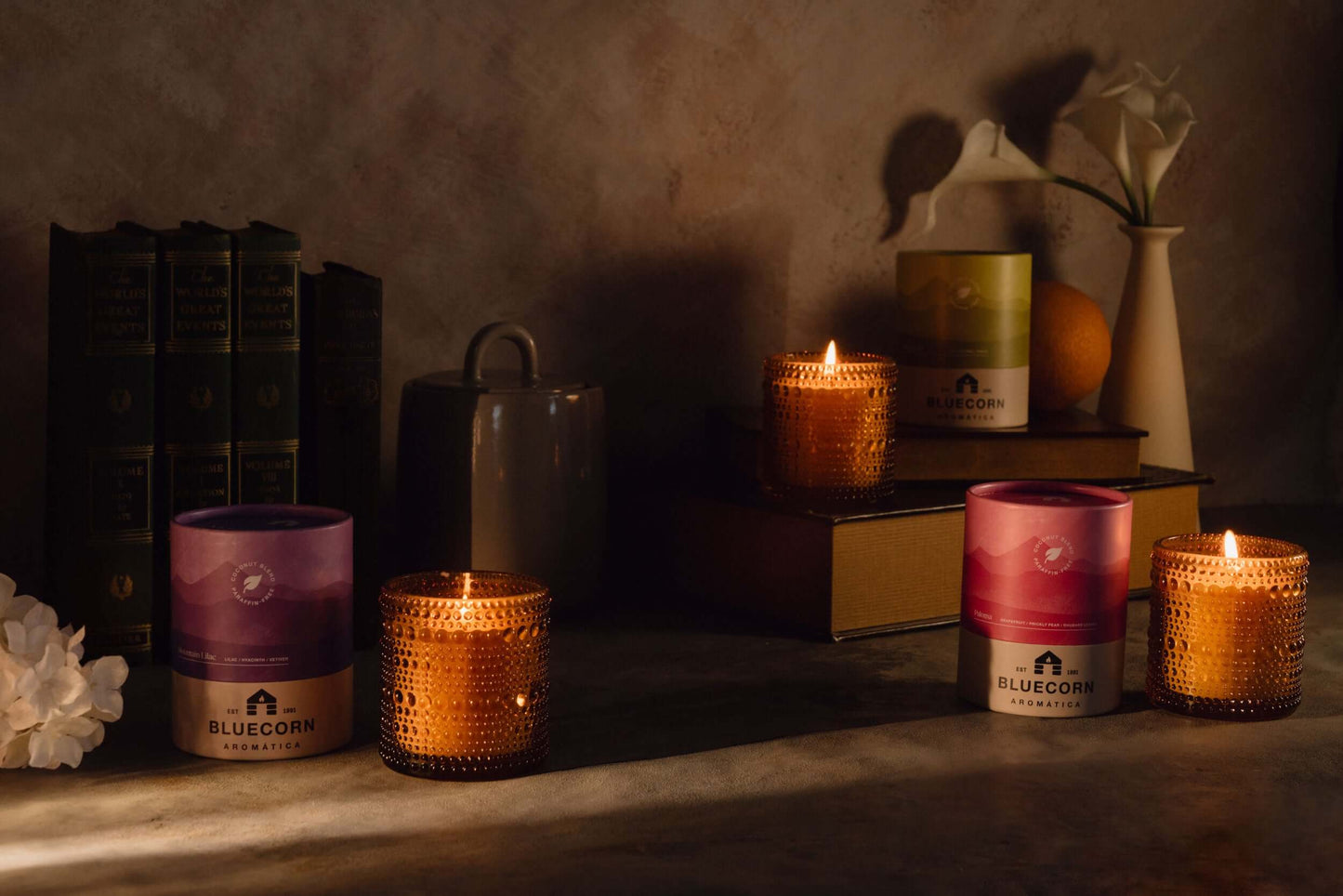 Scented Candle Bouquet - Lilac, Lily & Paloma