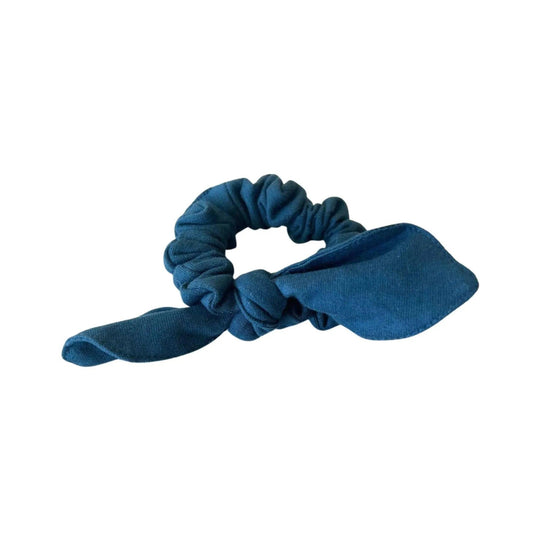 Upcycled Organic Cotton Bow Scrunchie
