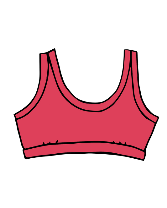 Bralette Pomegranate Punch