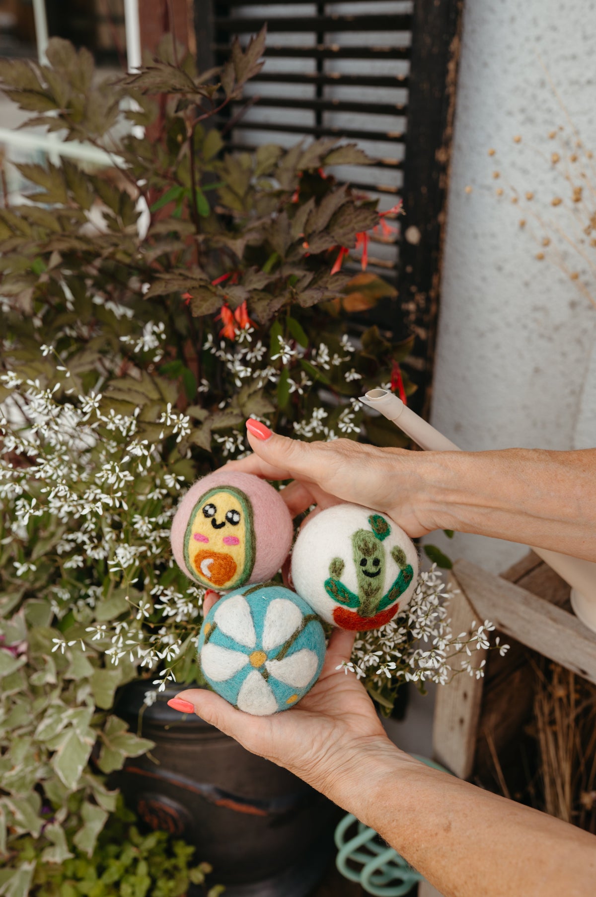 Organic Wool Dryer Ball--In Bloom Yellow