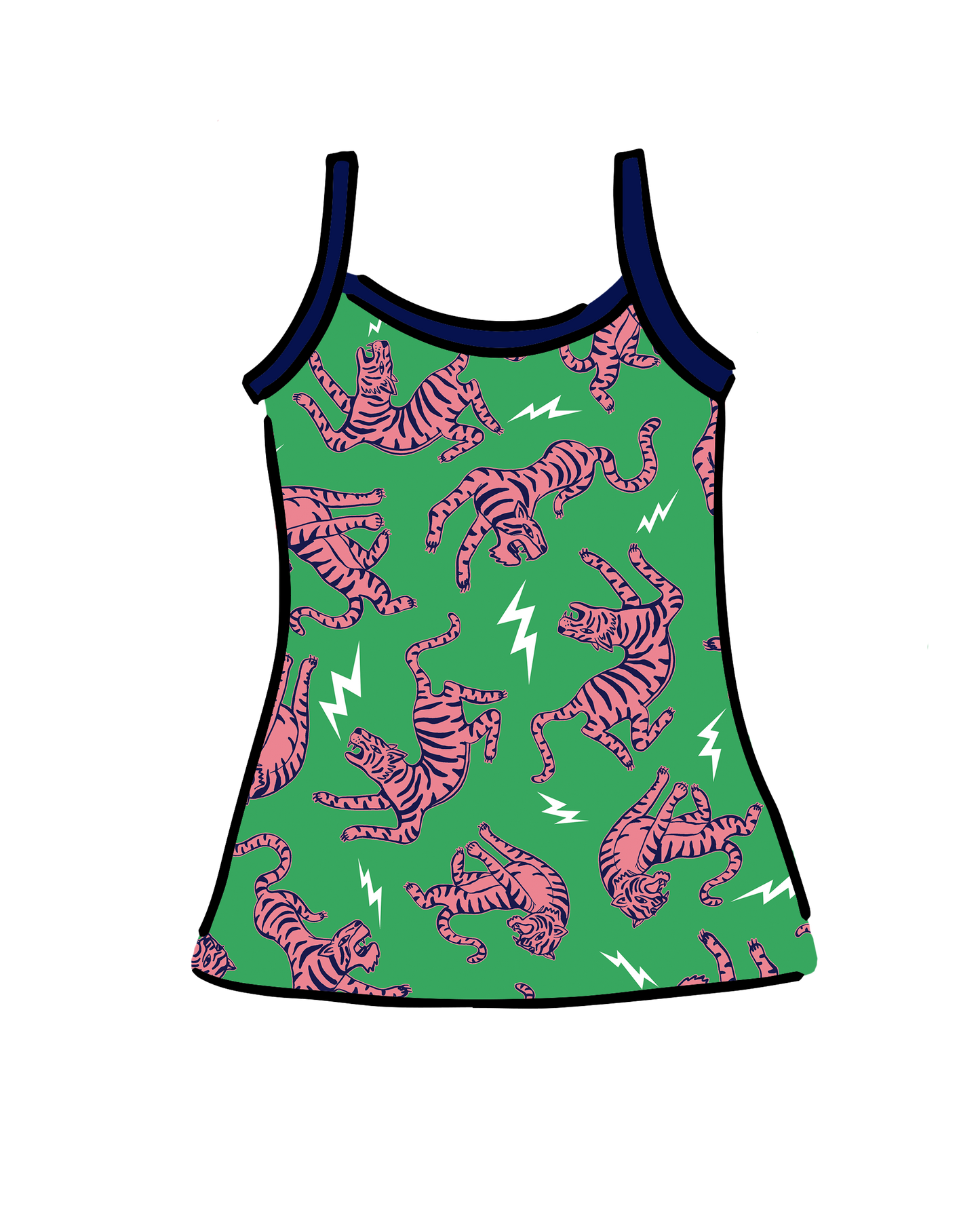 Cami Electric Tiger