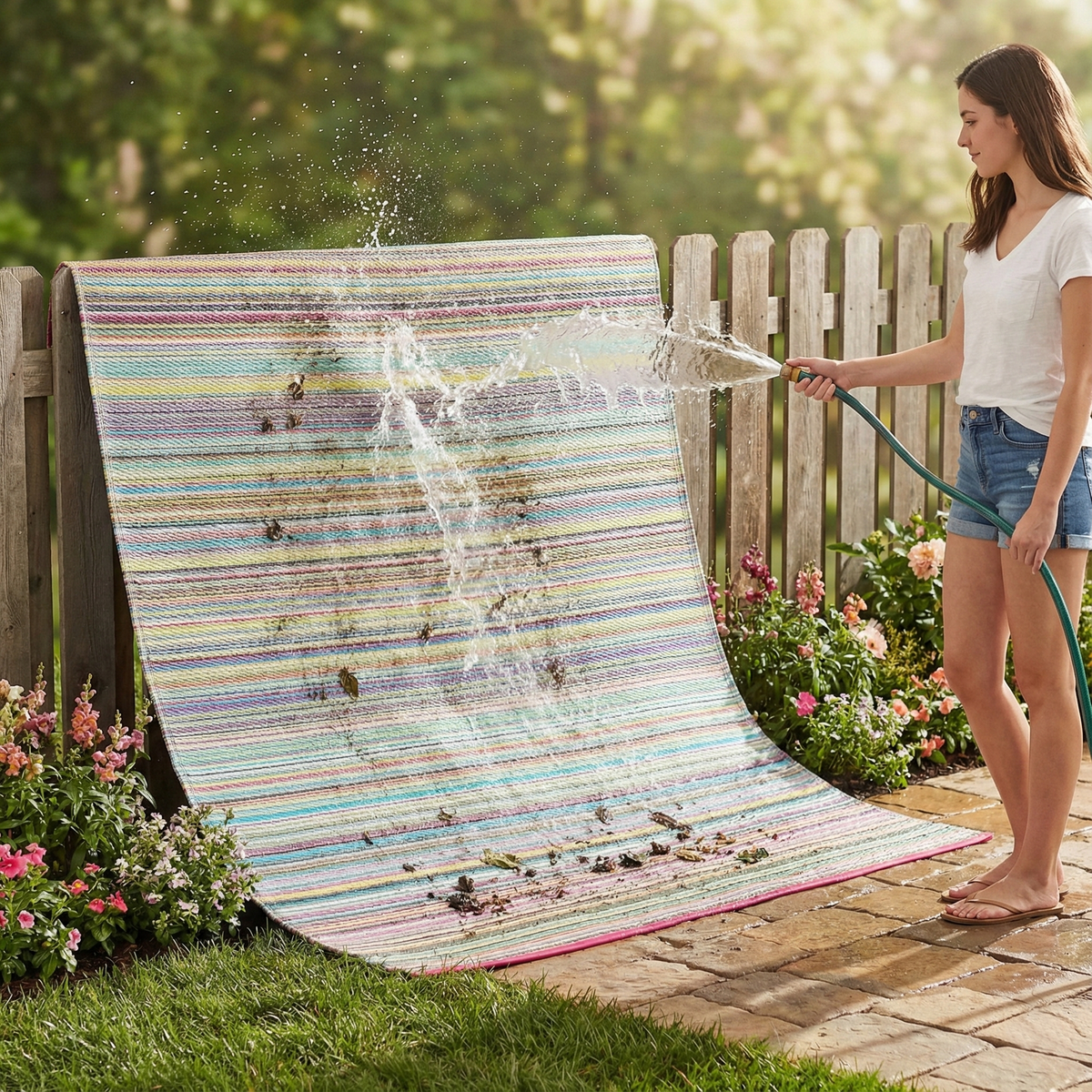 Cancun - Candy Outdoor Rug for Patio