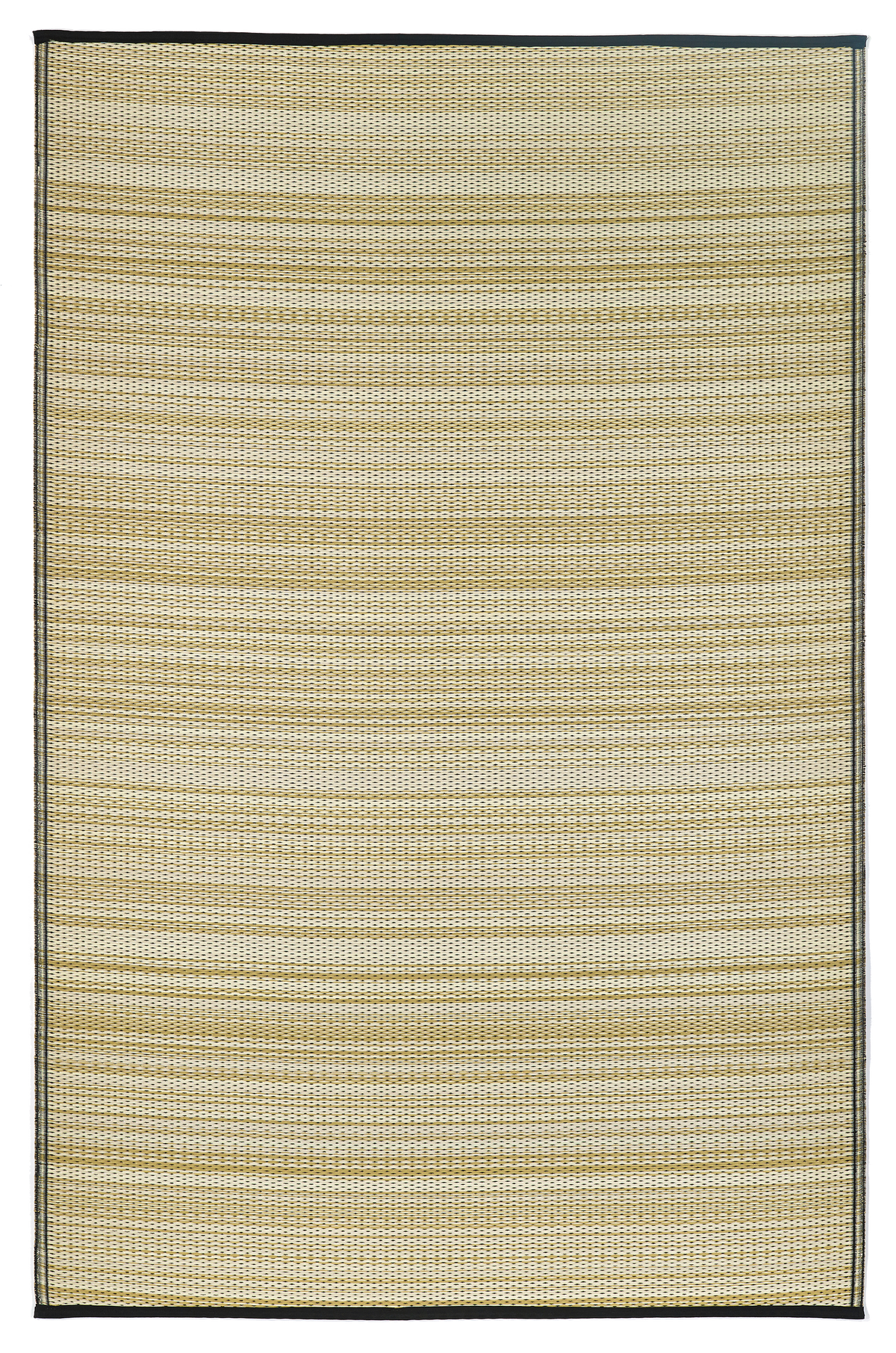 Cancun Shadow - Sand & Black Outdoor Rug for Patio
