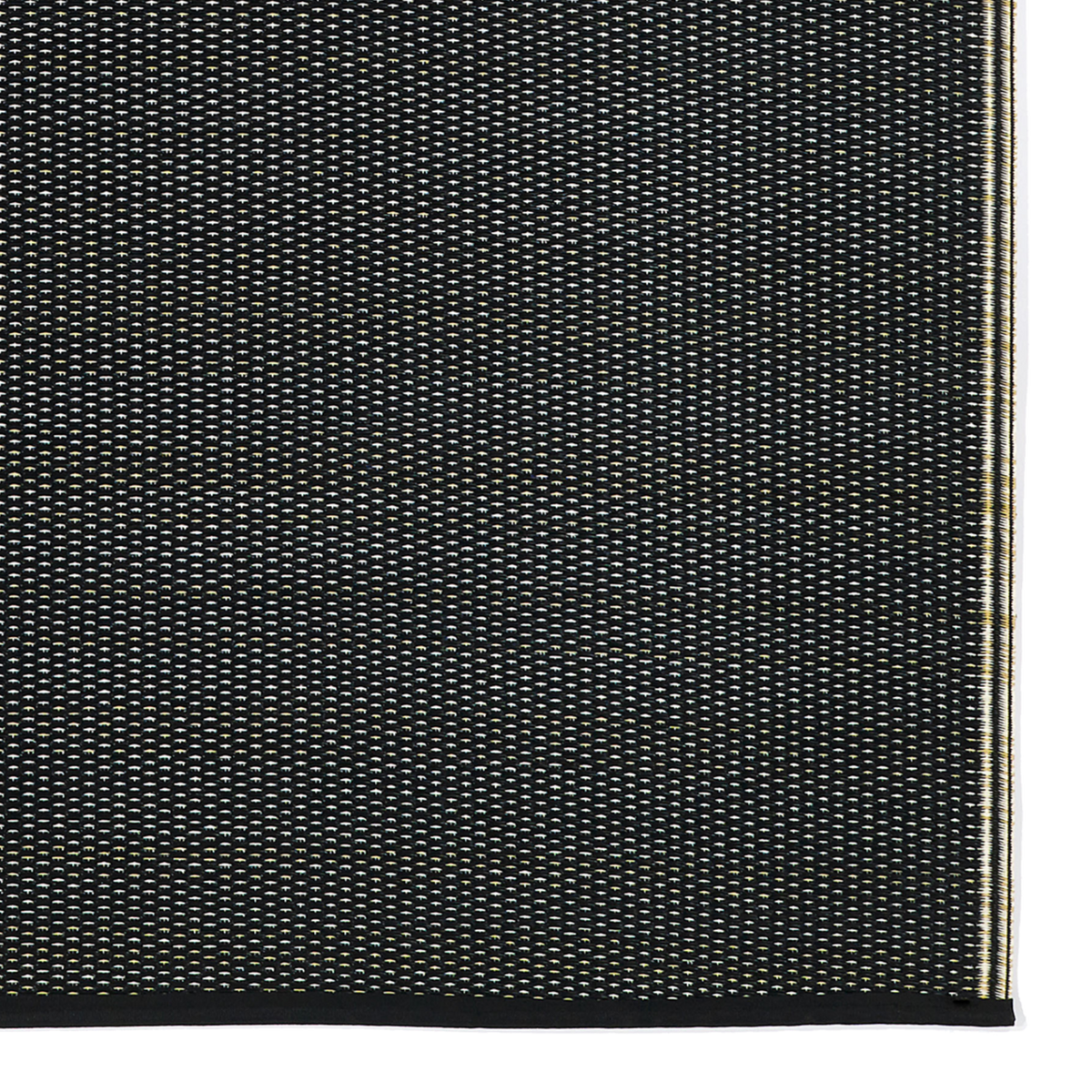 Cancun Shadow - Sand & Black Outdoor Rug for Patio