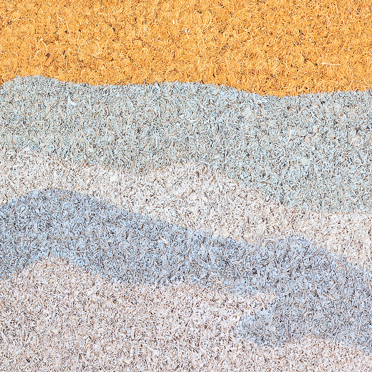 Shades of Sea - Blue Coir Doormat