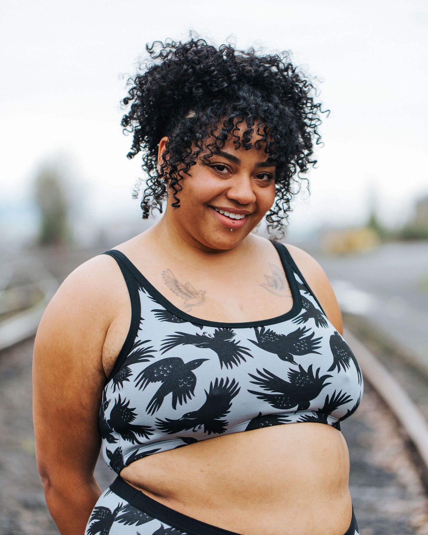 Longline Bra So it Crows