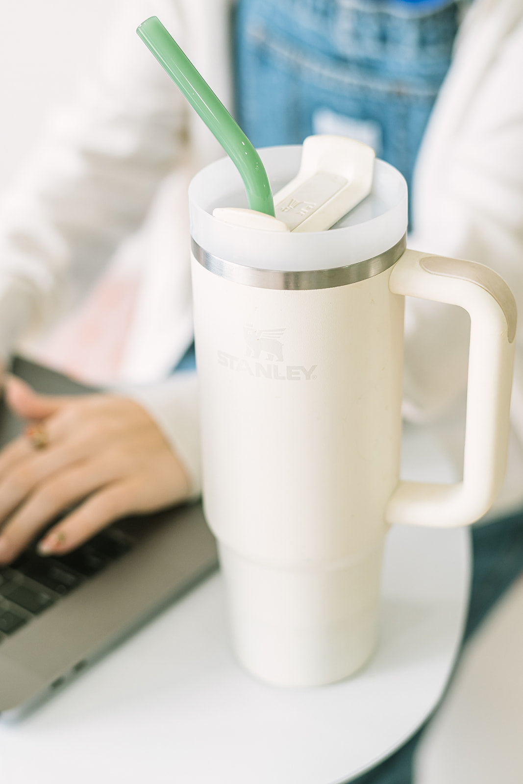 Tumbler 12" Glass Straw Set for Stanley, YETI & Owala - Fjord Mist