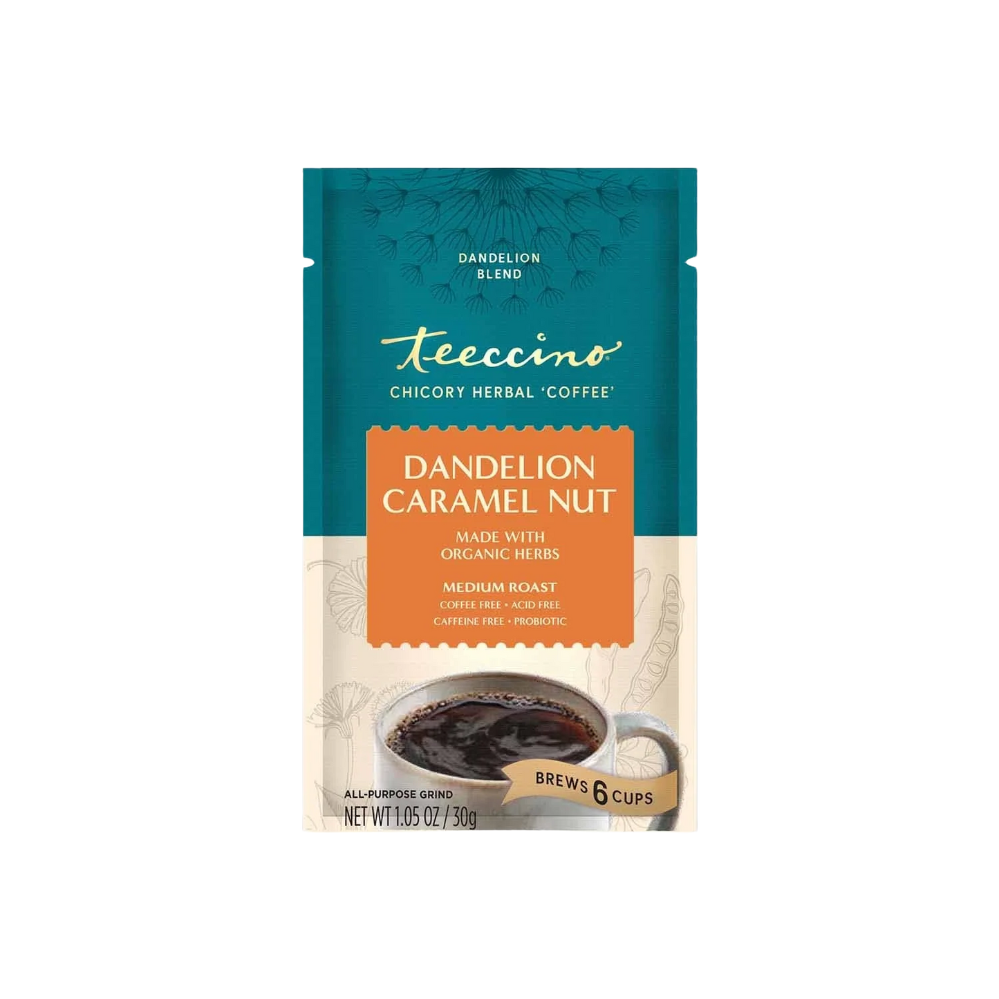 Dandelion Caramel Nut Chicory Herbal Coffee