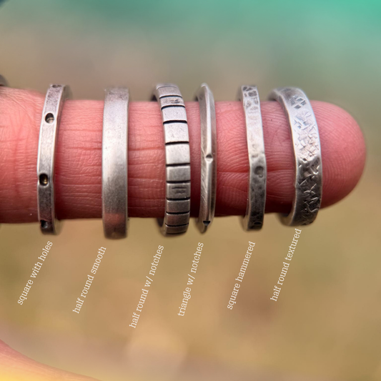Stacking Rings | Sterling Silver