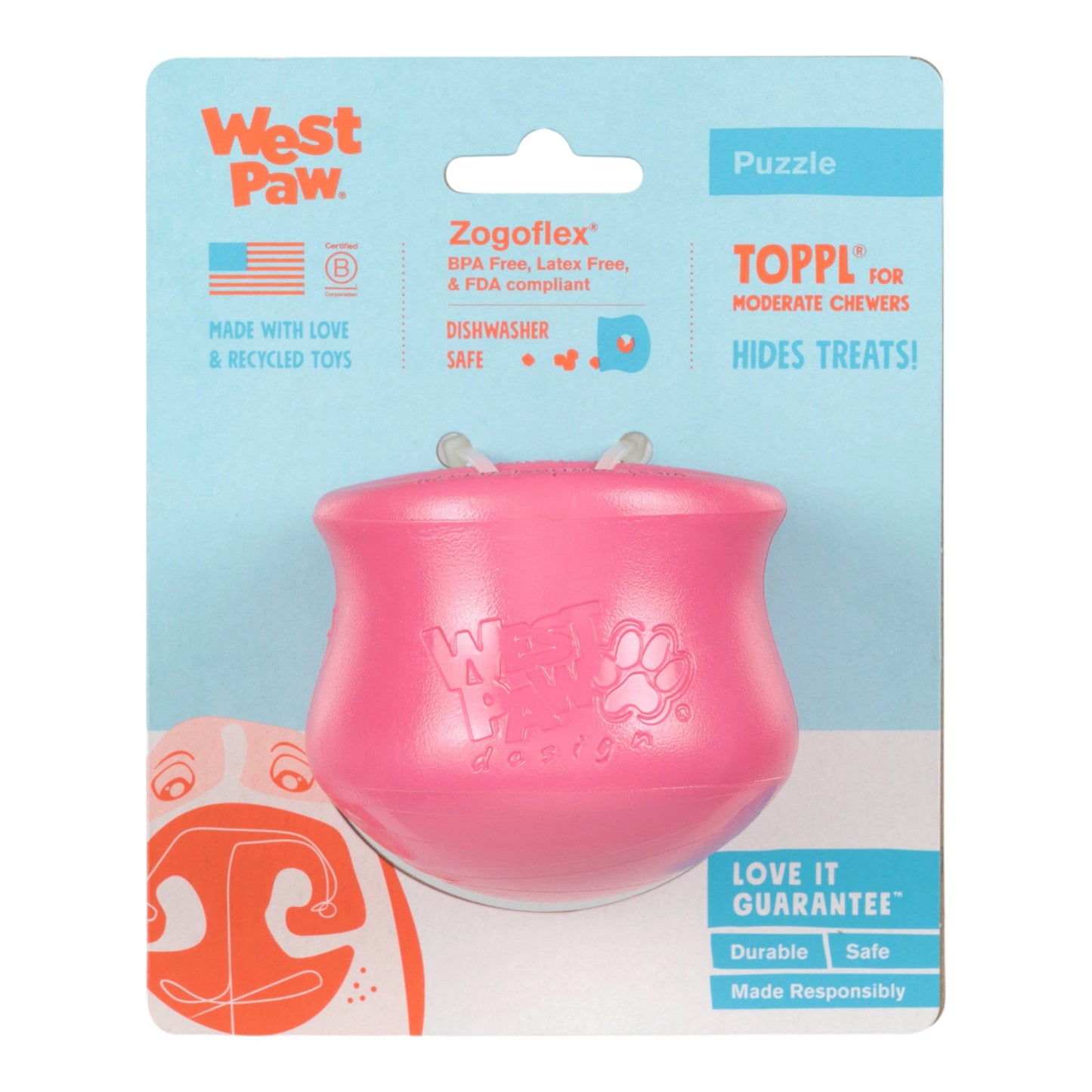 Toppl Geranium Dog Toy