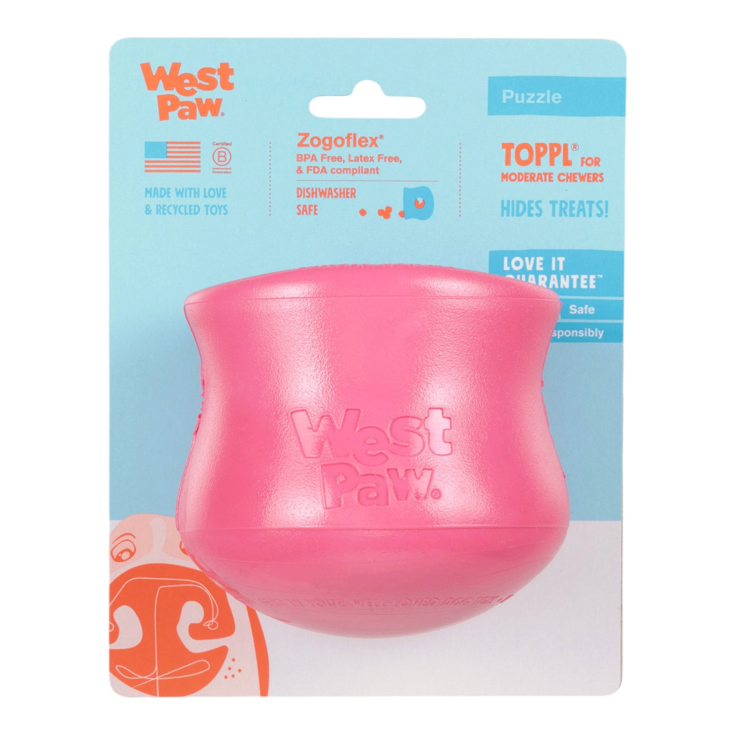 Toppl Geranium Dog Toy