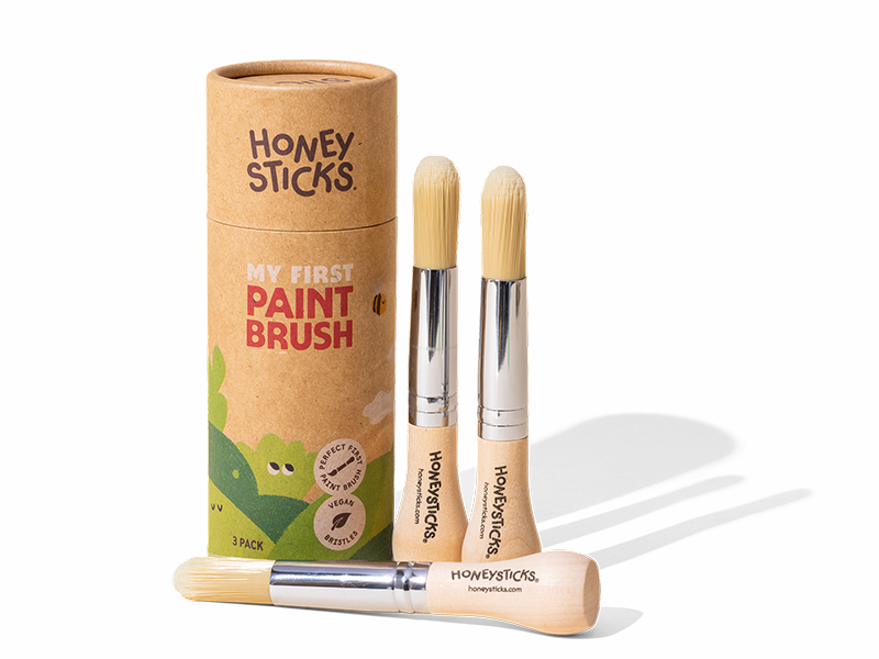 Honeysticks My First Paint Brush Set 3pk