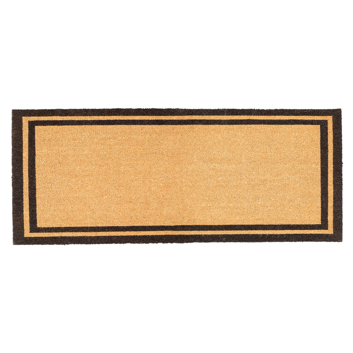 Double Black Border Coir Doormat