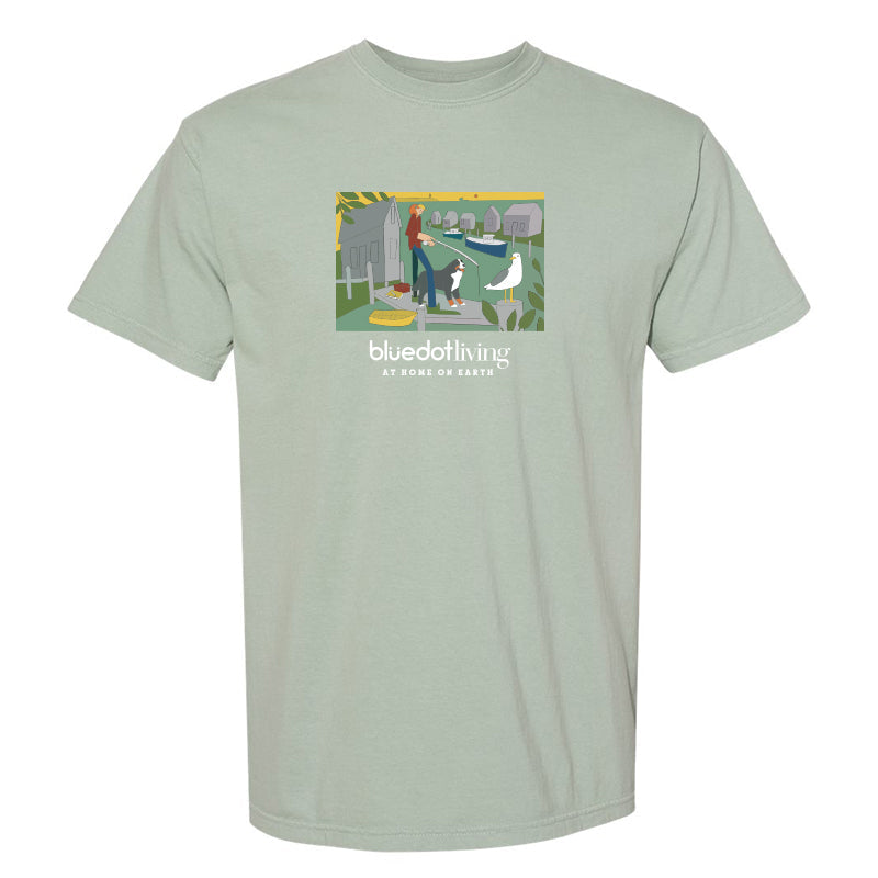 'Gone Fishing' Comfort Colors Garment Dyed Heavyweight T-Shirt