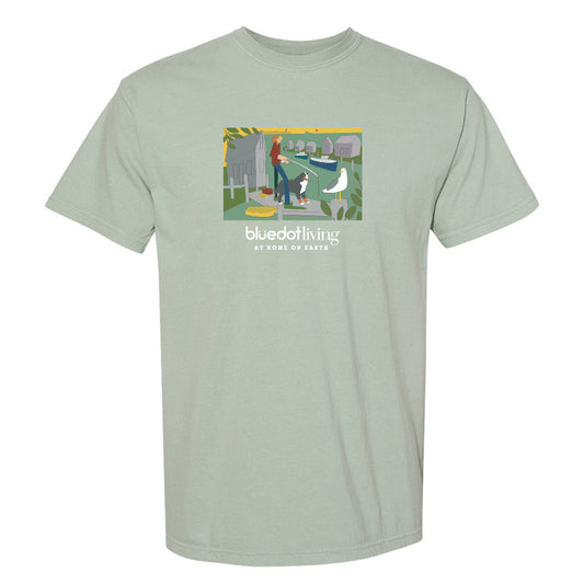 'Gone Fishing' Comfort Colors Garment Dyed Heavyweight T-Shirt