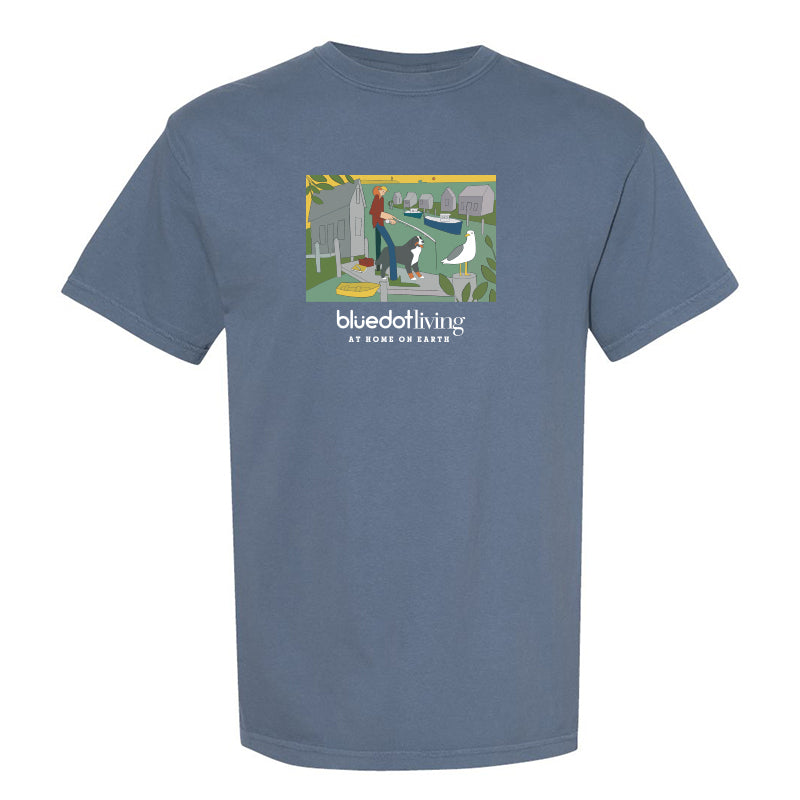 'Gone Fishing' Comfort Colors Garment Dyed Heavyweight T-Shirt