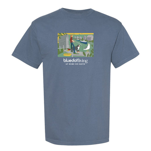 'Gone Fishing' Comfort Colors Garment Dyed Heavyweight T-Shirt