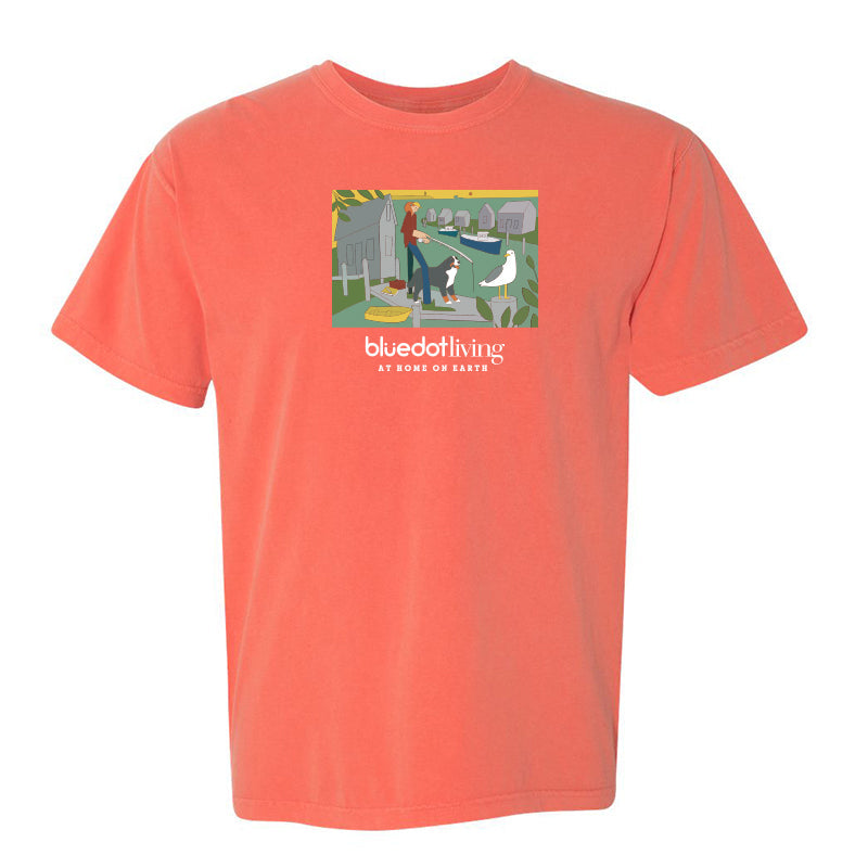 'Gone Fishing' Comfort Colors Garment Dyed Heavyweight T-Shirt
