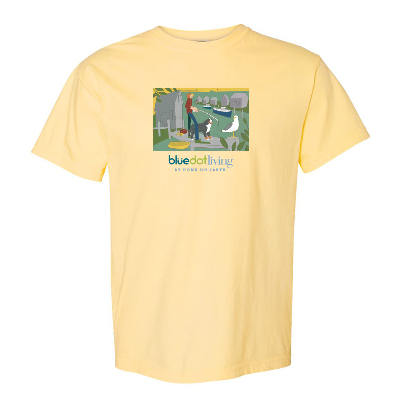 'Gone Fishing' Comfort Colors Garment Dyed Heavyweight T-Shirt