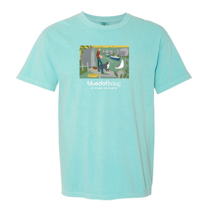 'Gone Fishing' Comfort Colors Garment Dyed Heavyweight T-Shirt