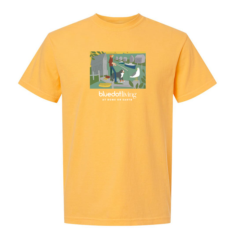 'Gone Fishing' Comfort Colors Garment Dyed Heavyweight T-Shirt