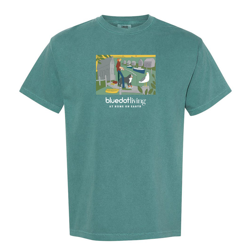 'Gone Fishing' Comfort Colors Garment Dyed Heavyweight T-Shirt