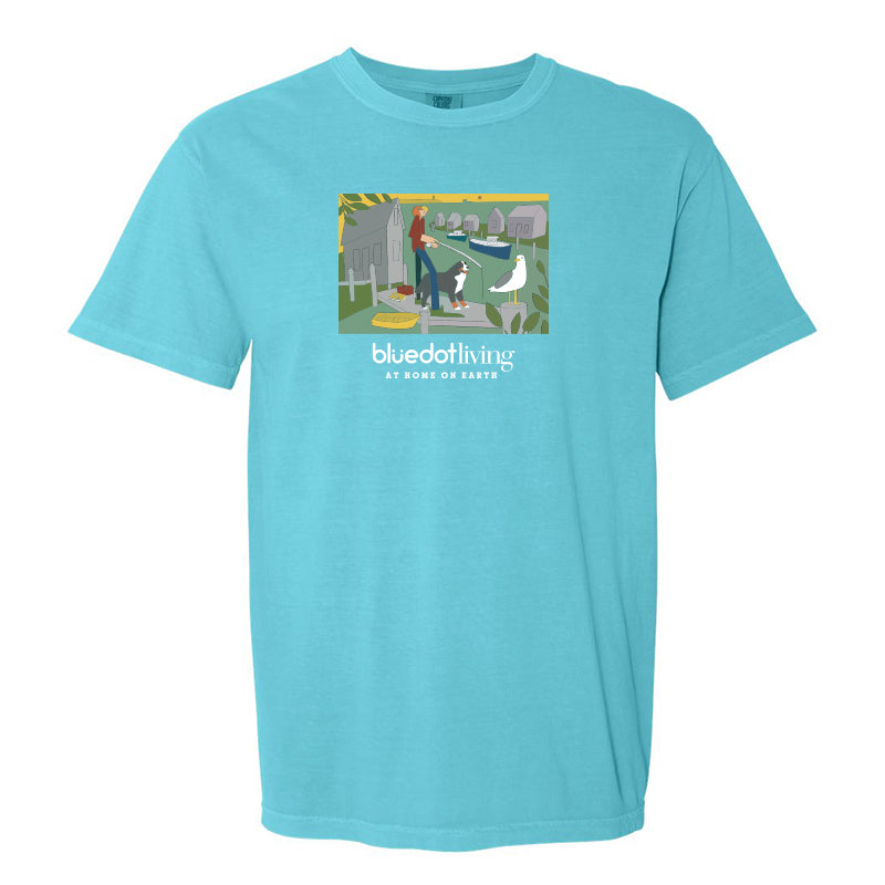 'Gone Fishing' Comfort Colors Garment Dyed Heavyweight T-Shirt