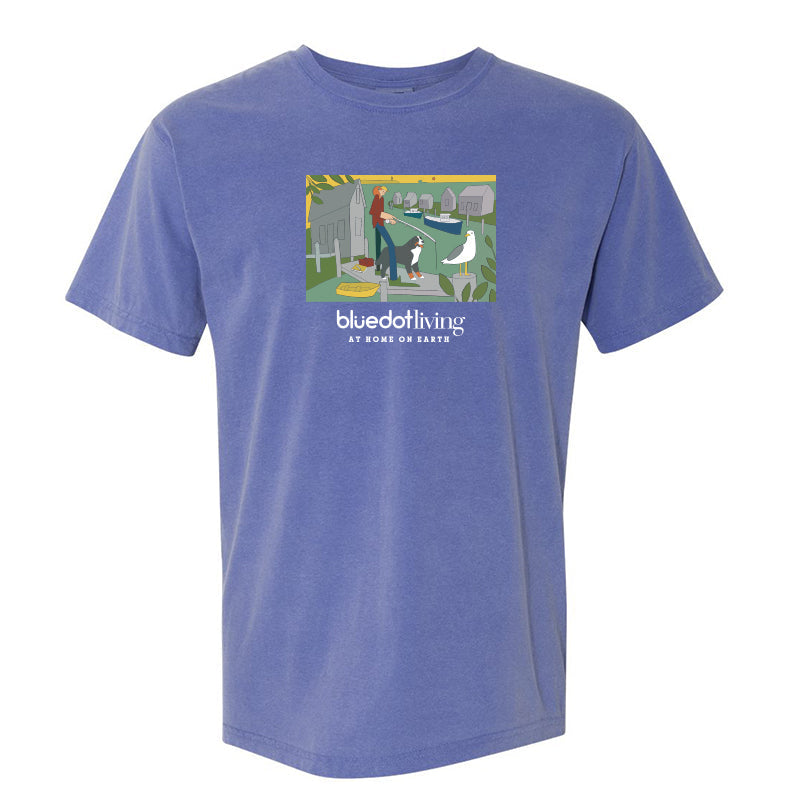 'Gone Fishing' Comfort Colors Garment Dyed Heavyweight T-Shirt