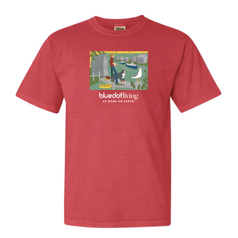 'Gone Fishing' Comfort Colors Garment Dyed Heavyweight T-Shirt