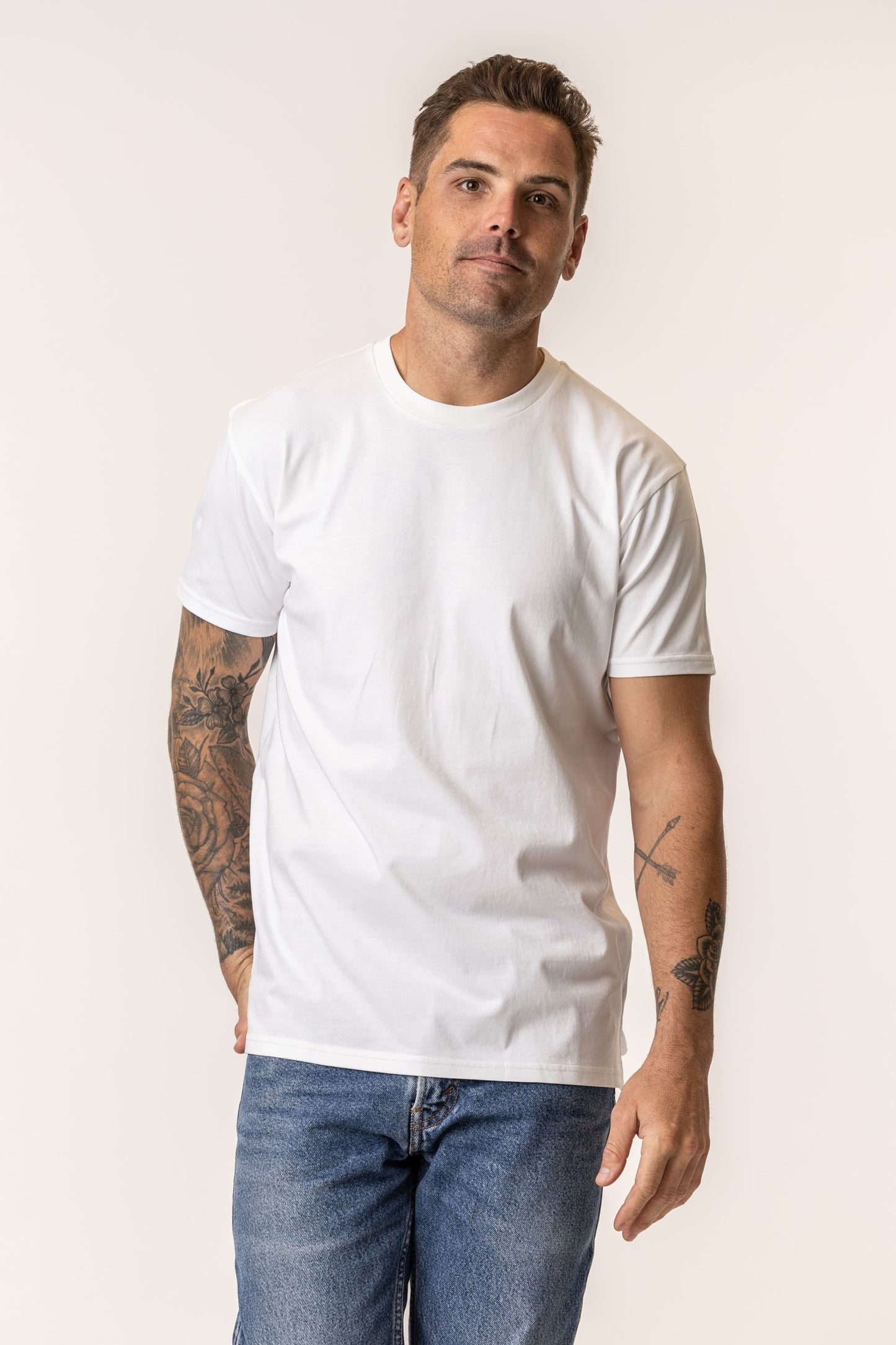 Organic Cotton Men's Crew Neck Tee