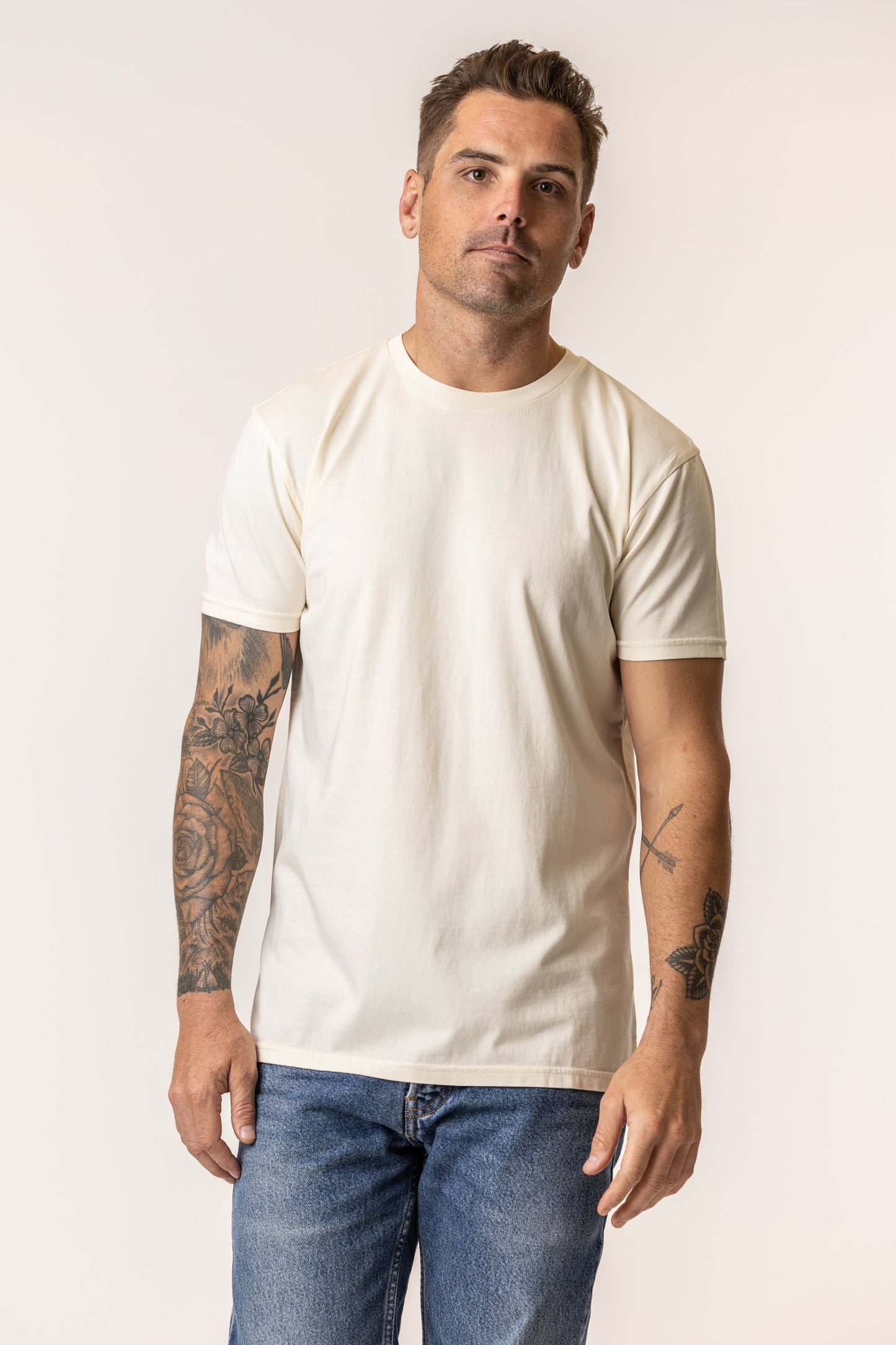 Organic Cotton Men's Crew Neck Tee