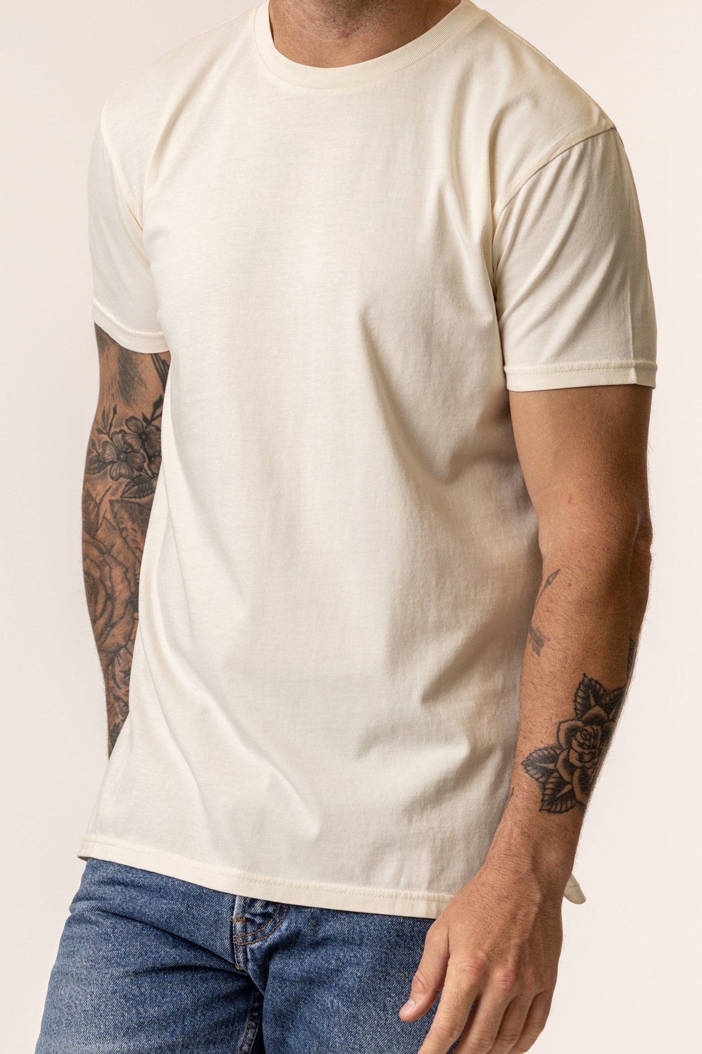 Organic Cotton Men's Crew Neck Tee