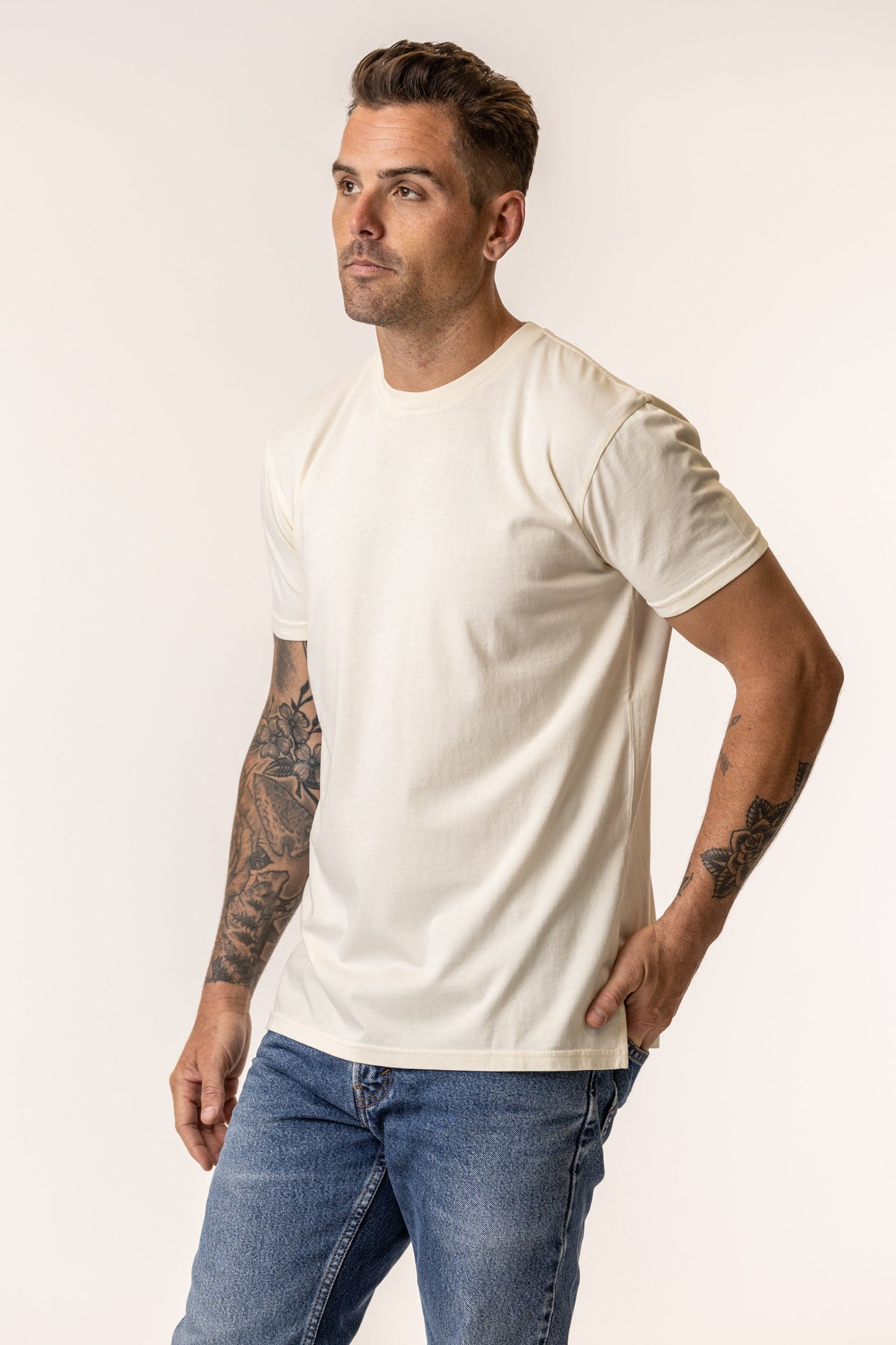 Organic Cotton Men's Crew Neck Tee