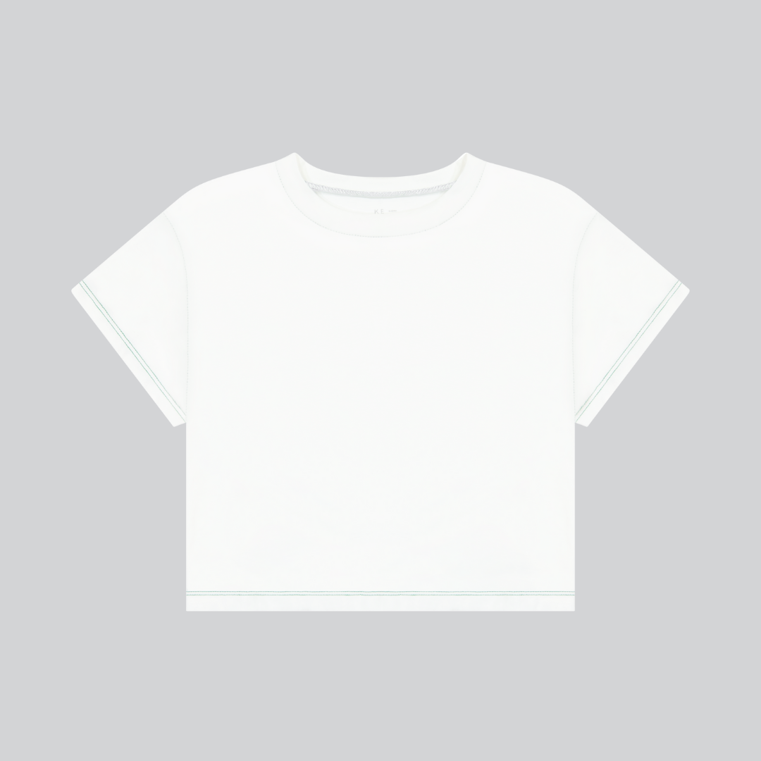 Compostable Organic Cotton Crop 'Crop' Top