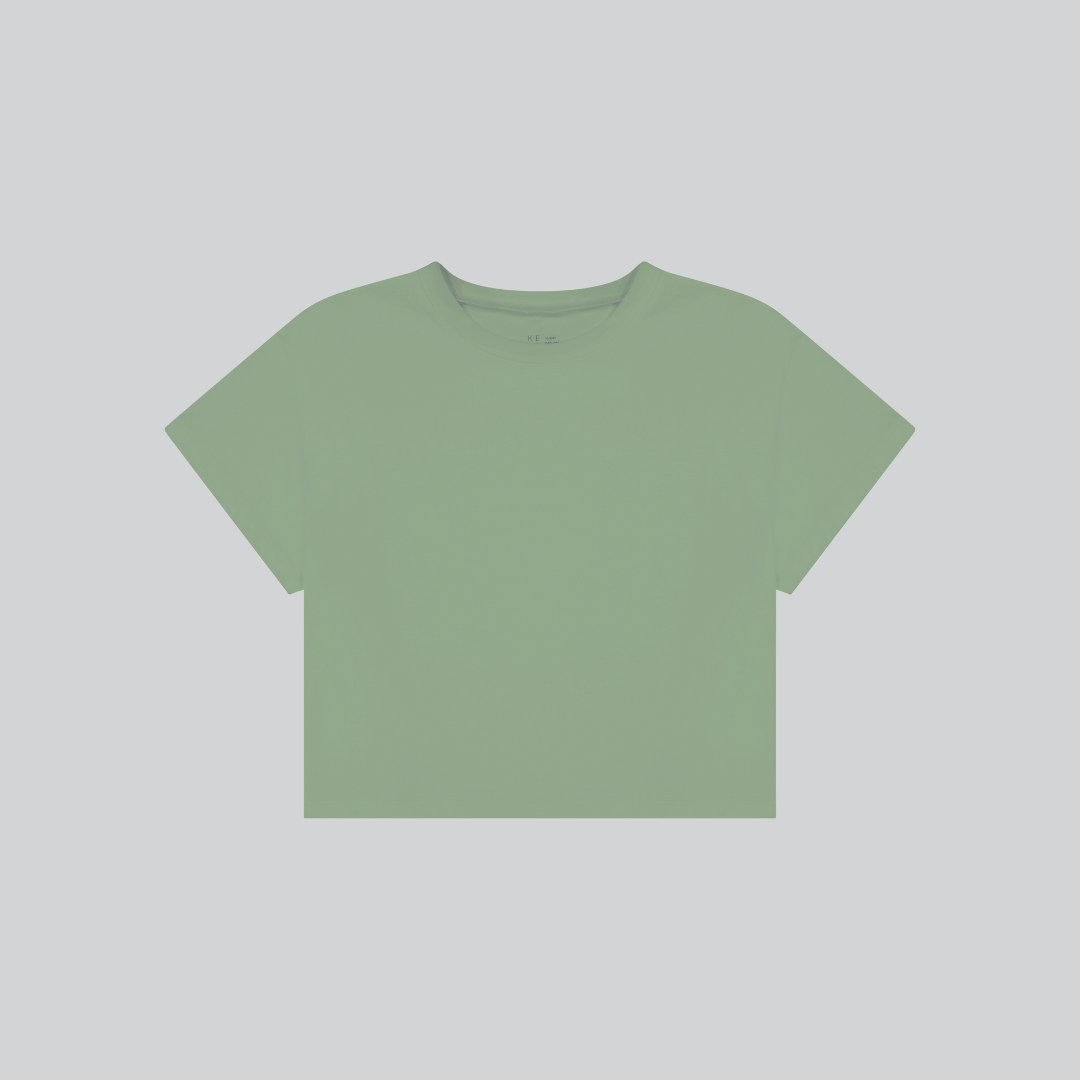 Compostable Organic Cotton Crop 'Crop' Top