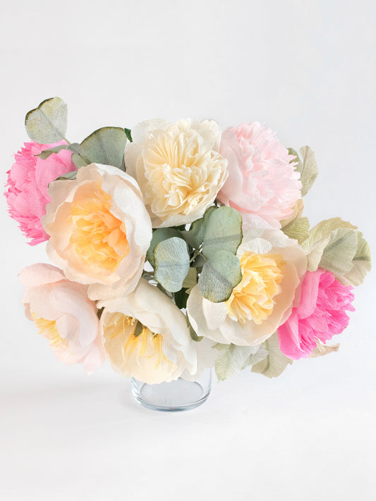 Peony for your Thoughts, Luxe Edition | Premium Paper Peony Bouquet