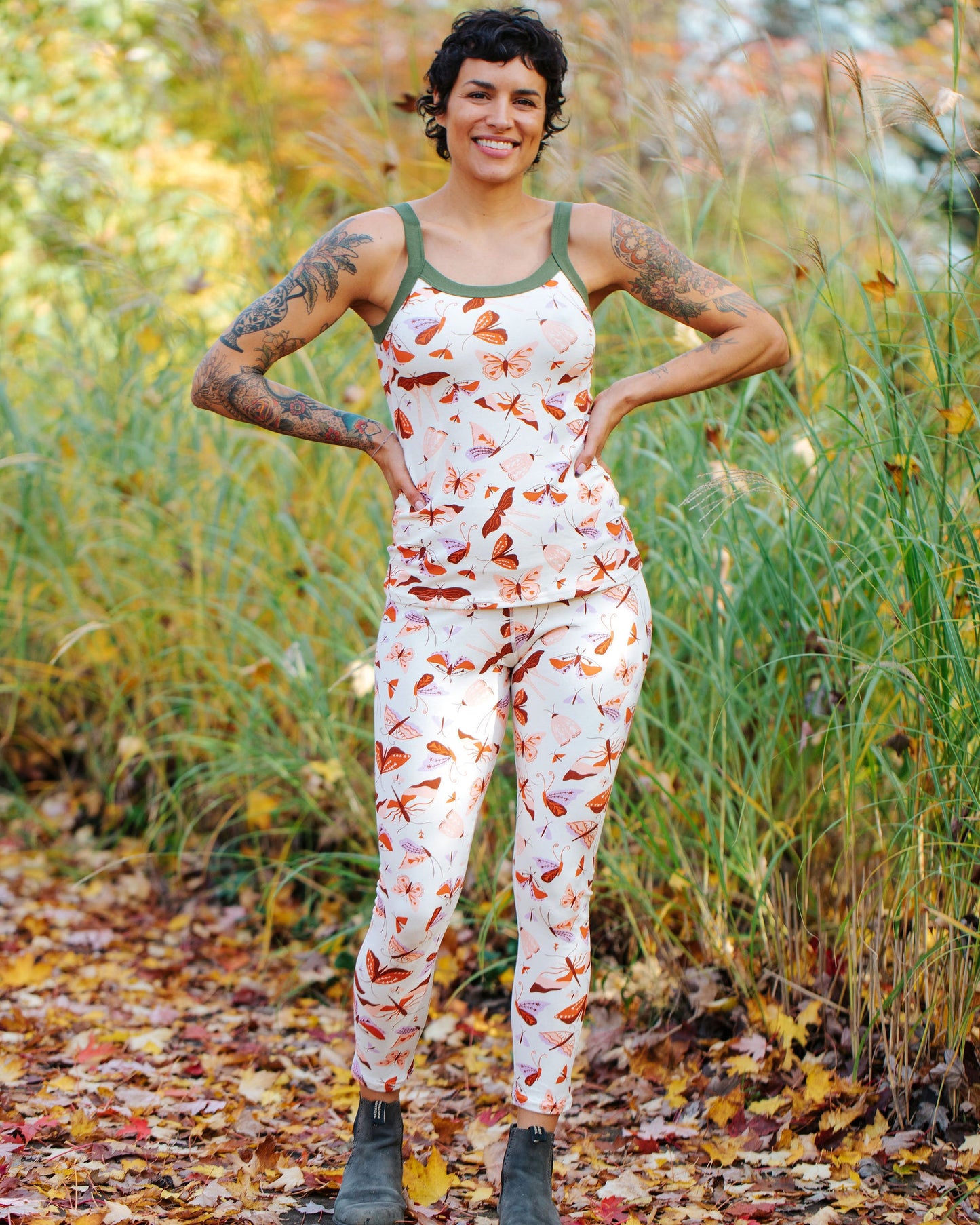 High Rise Ankle Leggings Field Study