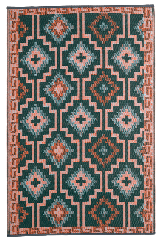 Lhasa - Green Outdoor Rug for Patio