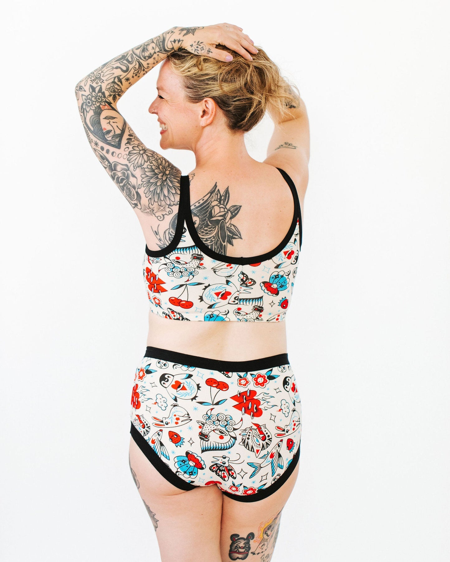 Longline Bra Inked Up