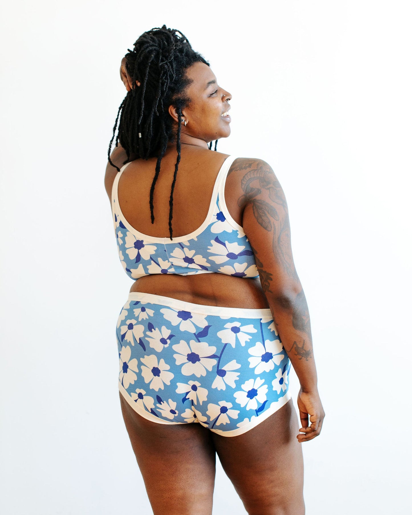 Longline Bra Moody Blooms