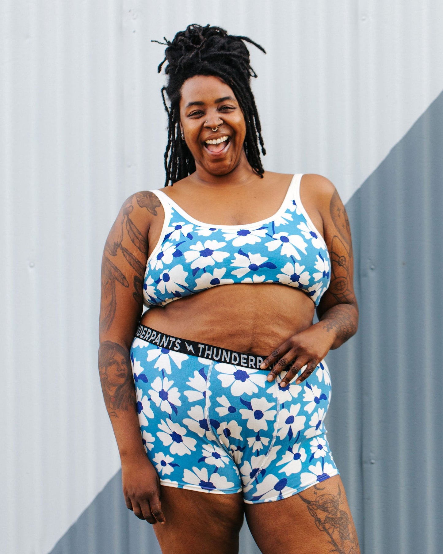 Longline Bra Moody Blooms