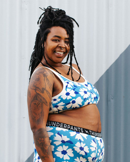 Longline Bra Moody Blooms