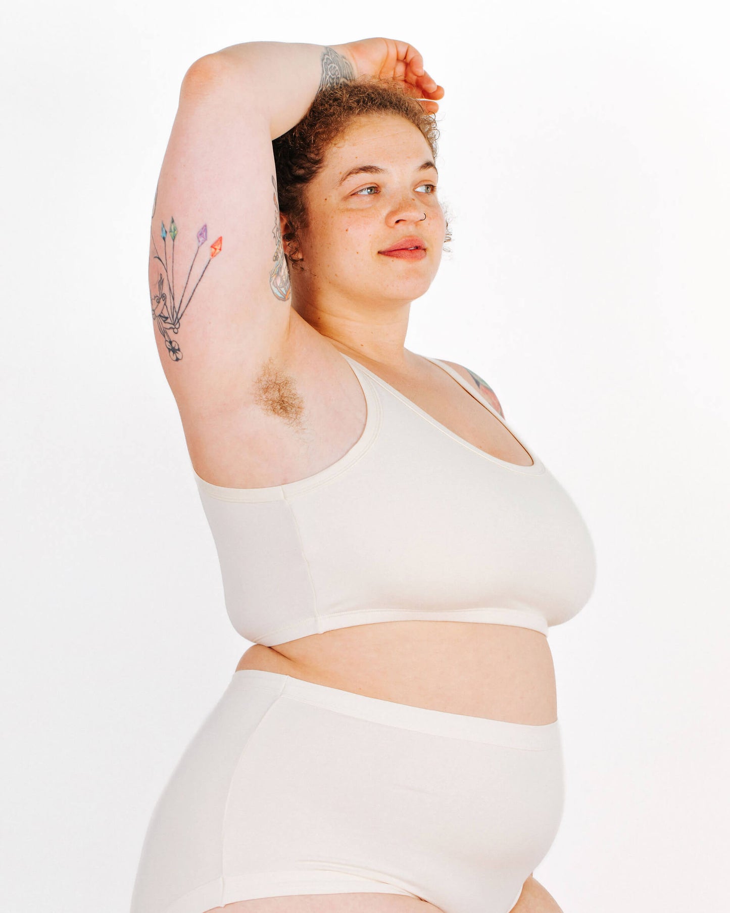 Longline Bra Chestnut